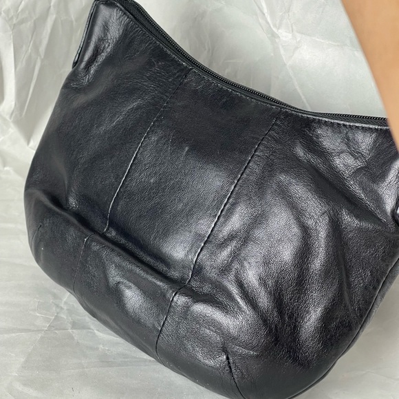 Preloved Vintage y2k Coach Mini Hobo Leather Shoulder Bag - Picture 7 of 16